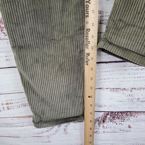 ASOS Design Men's Size S Corduroy Jogger Pants W/ Drawstring Green - Picture 4 of 12